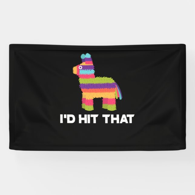 Banderoles Je frapperais que Pinata - Cinco de Mayo Party (Horizontal)