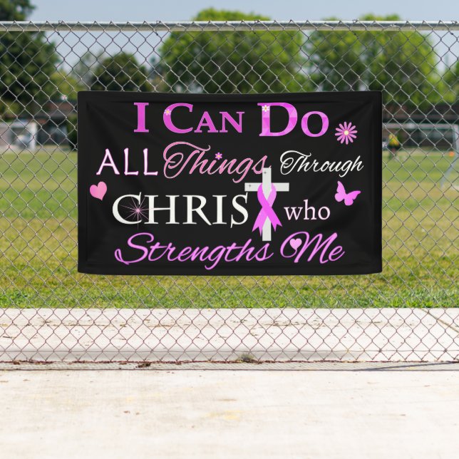 BANDEROLES JE PEUX FAIRE TOUTES LES CHOSES PAR LE CHRIST (En situation)