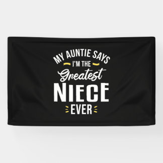 Banderoles Je Suis Le Plus Grand Jour De Nièce