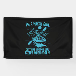 Banderoles Je Suis Une Fille Kayak
