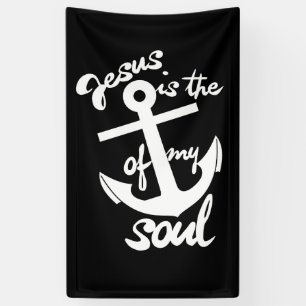 Banderoles Jésus est l'ancre de mon âme