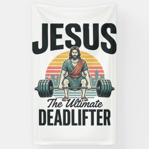 Banderoles Jésus Le Deadlifter Ultime Vintage