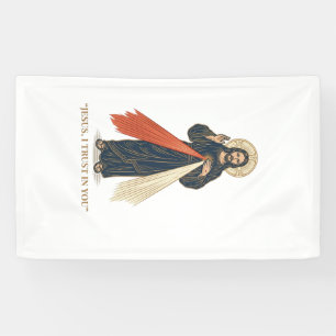 Banderoles Jésus vintage je fais confiance en toi vectoriel r