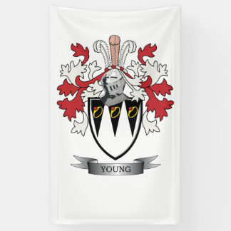 Banderoles Jeune manteau de crête de famille des bras