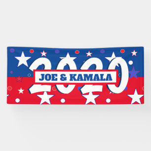 Banderoles Joe et Kamala Patriotic
