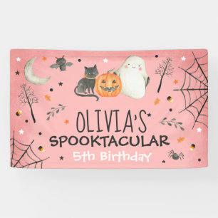 Banderoles Joli Halloween Ghost Spooktacular Anniversaire Dé
