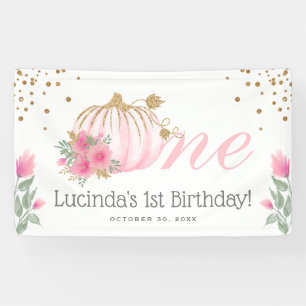 Banderoles Jolie Fête d'anniversaire de 1 an sur le thème de