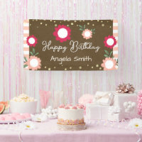 Jolie Fleur Rose Faux Kraft Anniversaire Petite Fi