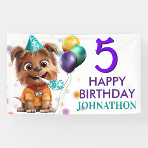 Banderoles Jote Chien Chien Chien Chien Anniversaire