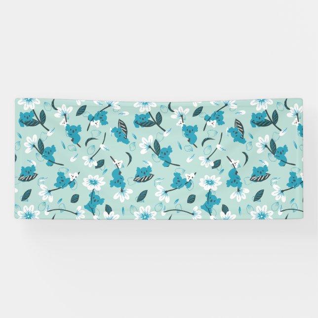 Banderoles Jouer Koala Motif mignon animal et l'art nature (Horizontal)