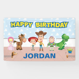 Banderoles Jouet Story Caractère Anniversaire