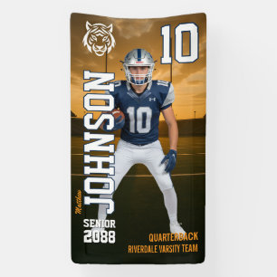 Banderoles Joueur de football Sports personnalisés Senior Nig
