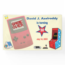 Joueur de jeux vidéo rétro amusant 🎮 50e annivers