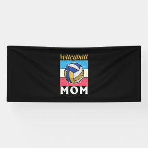 Banderoles Joueur de volley-ball Maman de volleyeur
