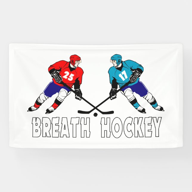 Banderoles Joueurs de hockey (Horizontal)