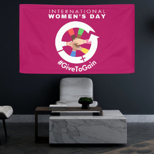 Banderoles Journée internationale des femmes 2026 Donner pour
