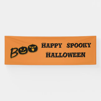Banderoles Joyeuse Halloween effrayant BOO Citrouilles Person