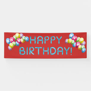 Banderoles Joyeux anniversaire