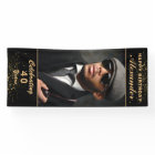 Joyeux Anniversaire Photo Party Événement Gold Bla