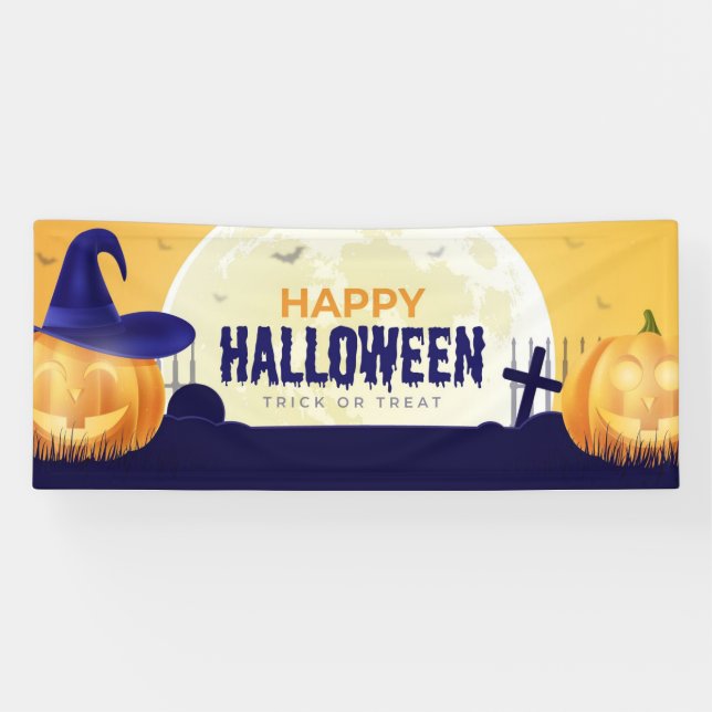 Banderoles Joyeux Halloween (Horizontal)