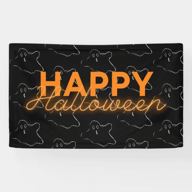 Banderoles Joyeux Halloween (Horizontal)