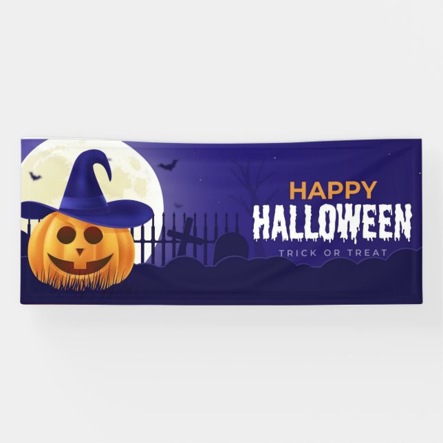 Banderoles Joyeux Halloween (Horizontal)