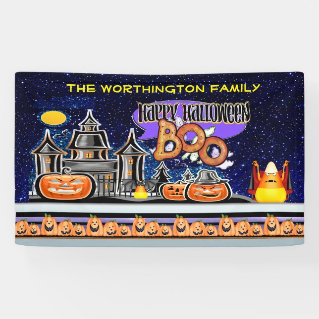Banderoles Joyeux Halloween ! (Horizontal)