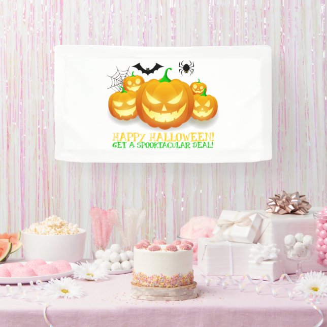 Banderoles Joyeux Halloween ! Obtenez Un Accord Spooktaculair (Fête)