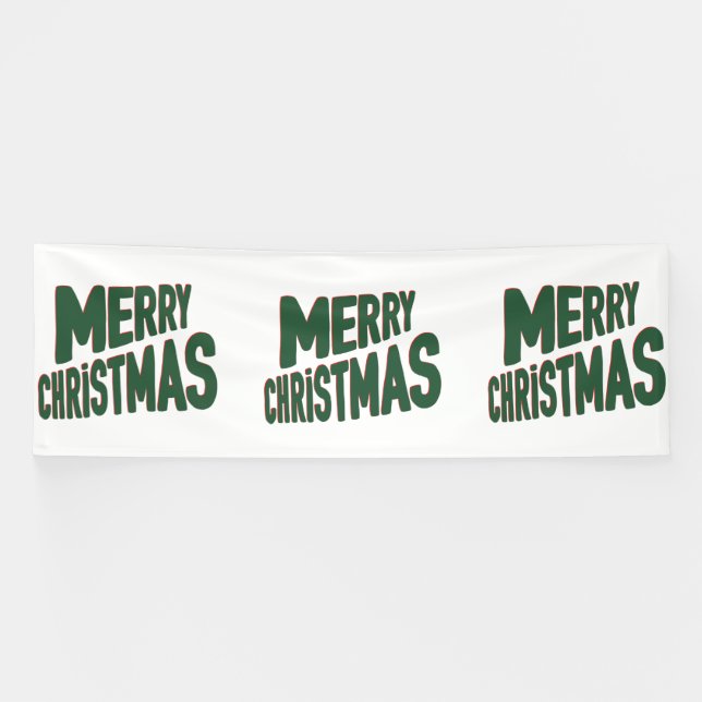 Banderoles Joyeux Noël 4x12 Vinyl Banner (Horizontal)