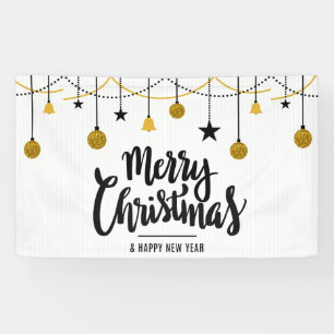 Banderoles Joyeux Noël et Joyeux Nouvel An