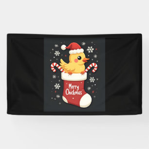 Banderoles Joyeux poulet de Noël