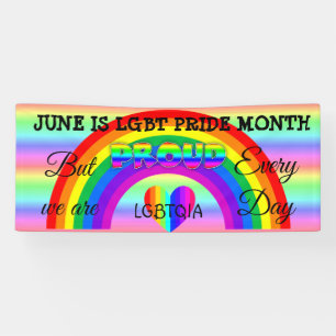 Banderoles Juin est le bouton du mois de la fierté LGBT