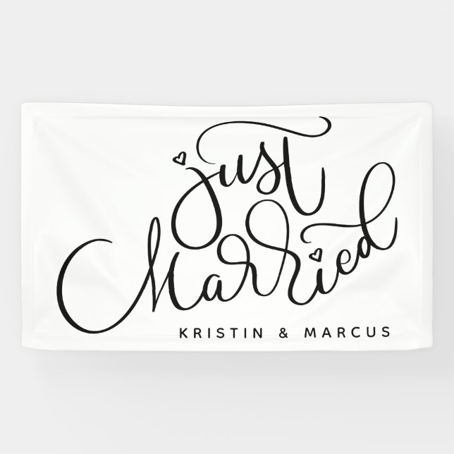 Banderoles Juste marié (Horizontal)