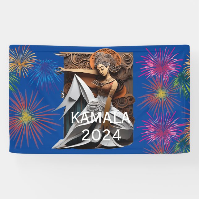 Banderoles Kamala 2024 pour le président Thunder_Cove (Horizontal)