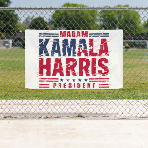 Banderoles Kamala Harris