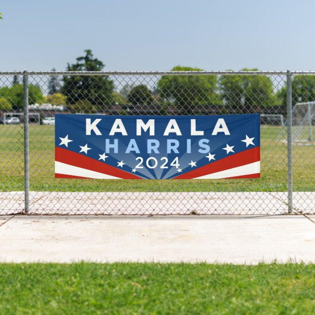 Banderoles Kamala Harris 2024 (En situation)