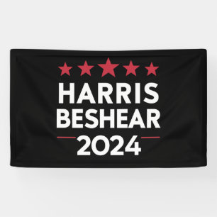 Banderoles Kamala Harris Andy Beshear 2024 Harris Beshear 202