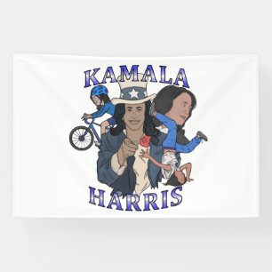 Banderoles Kamala Harris Bootleg Rap