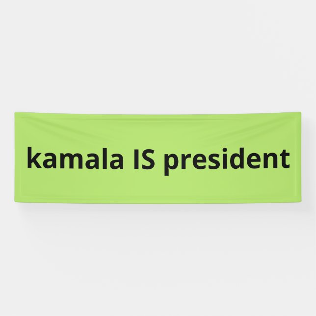 Banderoles Kamala Harris est la présidente des élections de 2 (Horizontal)