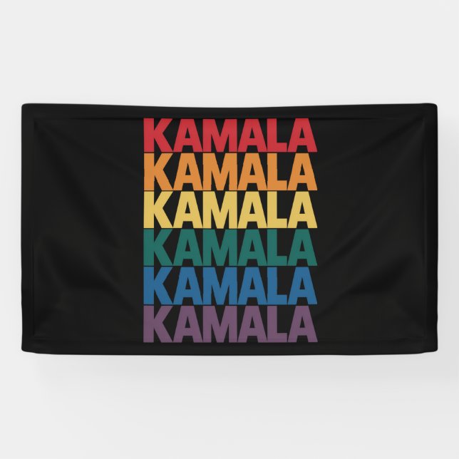 Banderoles Kamala Harris LGBTQ Gay pride Lesbian Fun Cadeau (Horizontal)