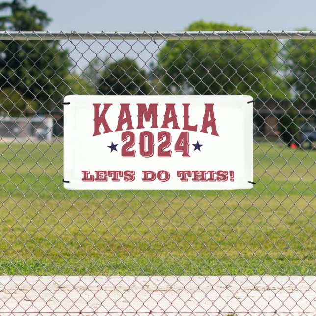 Banderoles Kamala Harris pour la présidence 2024 (Insitu)