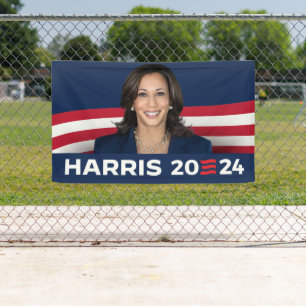 Banderoles Kamala Harris pour le président 2024