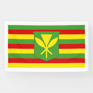 Banderoles Kanaka Maoli - drapeau de l'indépendance d'Hawaï