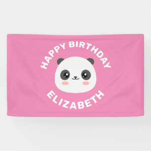 Banderoles Kawaii Panda