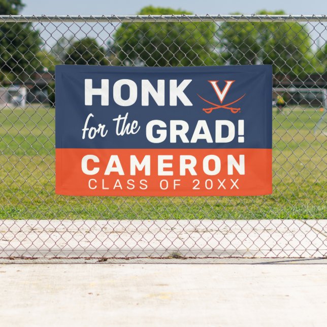 Banderoles Klaxonnez pour le diplômé de la Virginia Cavalier (En situation)