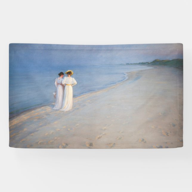 Banderoles Kroyer - Soirée d'été sur Skagen Beach (Horizontal)