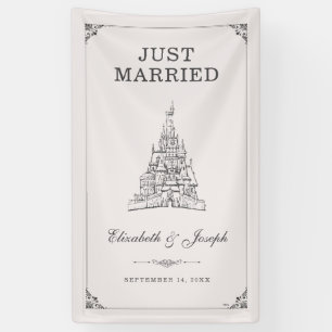 Banderoles La beauté et la bête   Mariage Fairytale