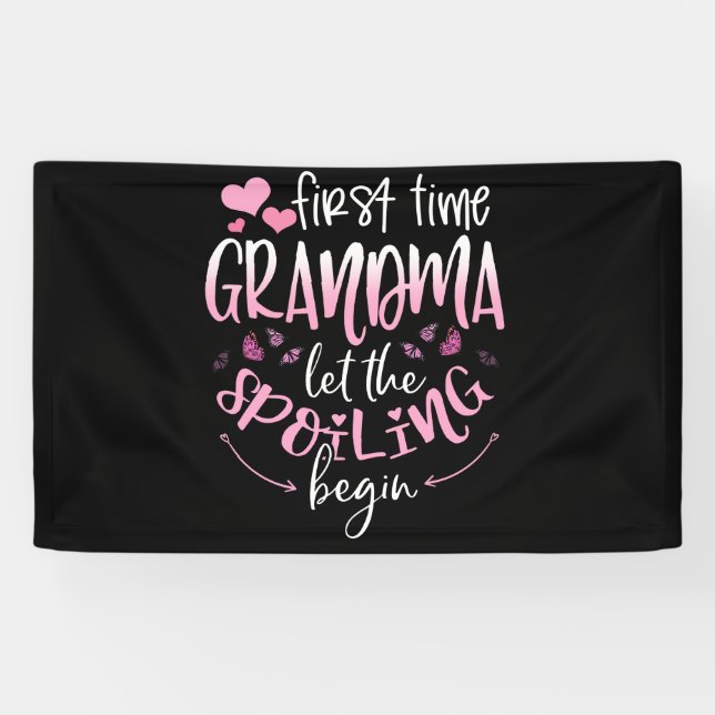 Banderoles La première fois que grand-mère laisse le Spoiling (Horizontal)