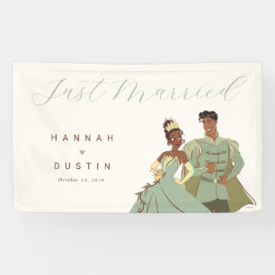 Banderoles La princesse Tiana et Naveen viennent de se marier