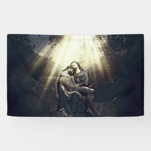Banderoles La résurrection du Jésus-Christ (Horizontal)